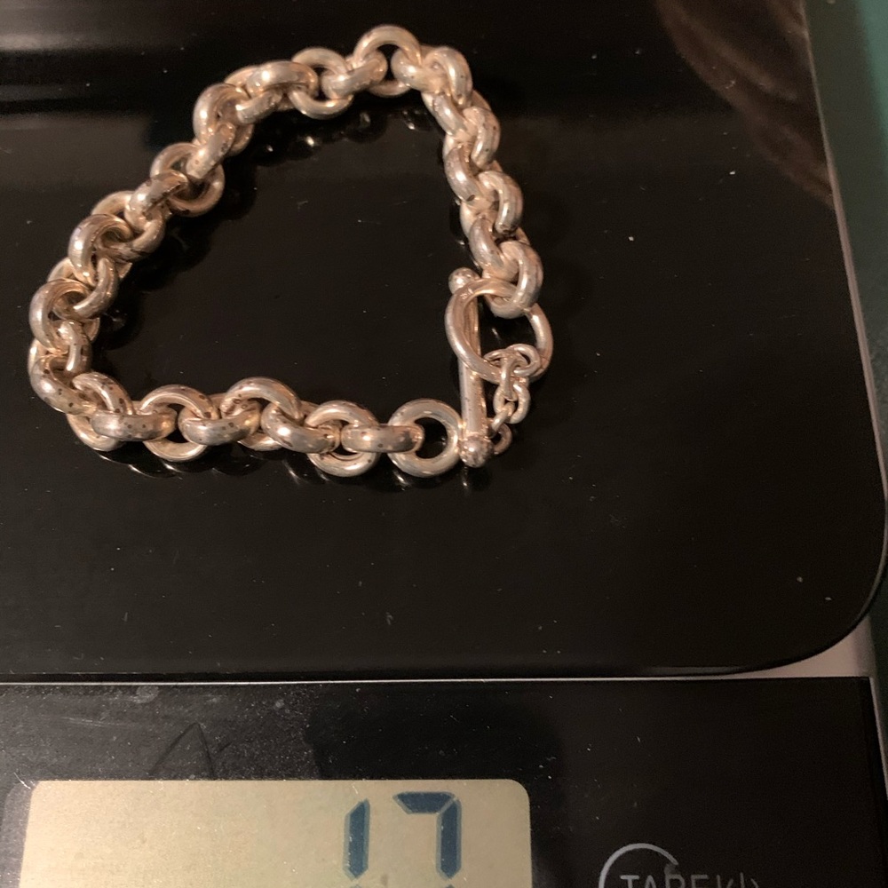 Beautiful Statement Piecesterling Silver Bracelet - image 7